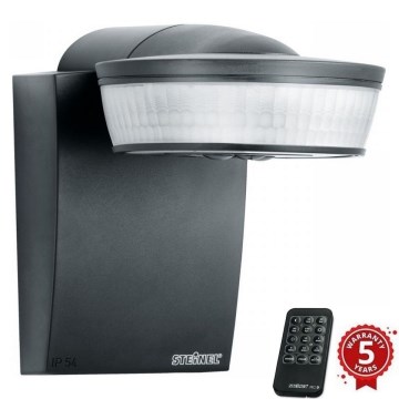 Steinel 059552 - Motion sensor SensIQ IP54 anthracite + remote control