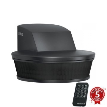 Steinel 059583 - Motion sensor SensIQ S IP54 black + remote control
