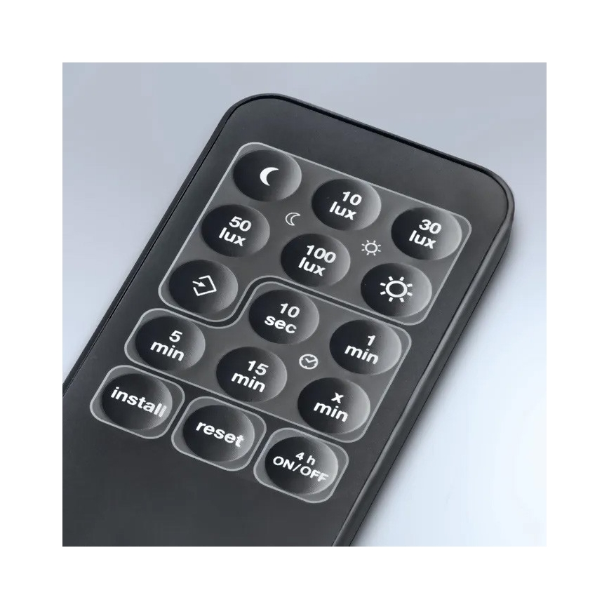 Steinel 059606 - Motion sensor SensIQ S IP54 black+ remote control
