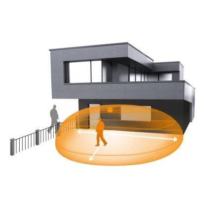 Steinel 059637 - Motion sensor iHF 3D KNX IP54 black