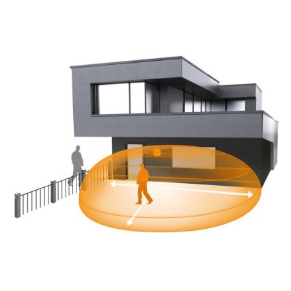 Steinel 059644 - Motion sensor iHF 3D KNX IP54 white