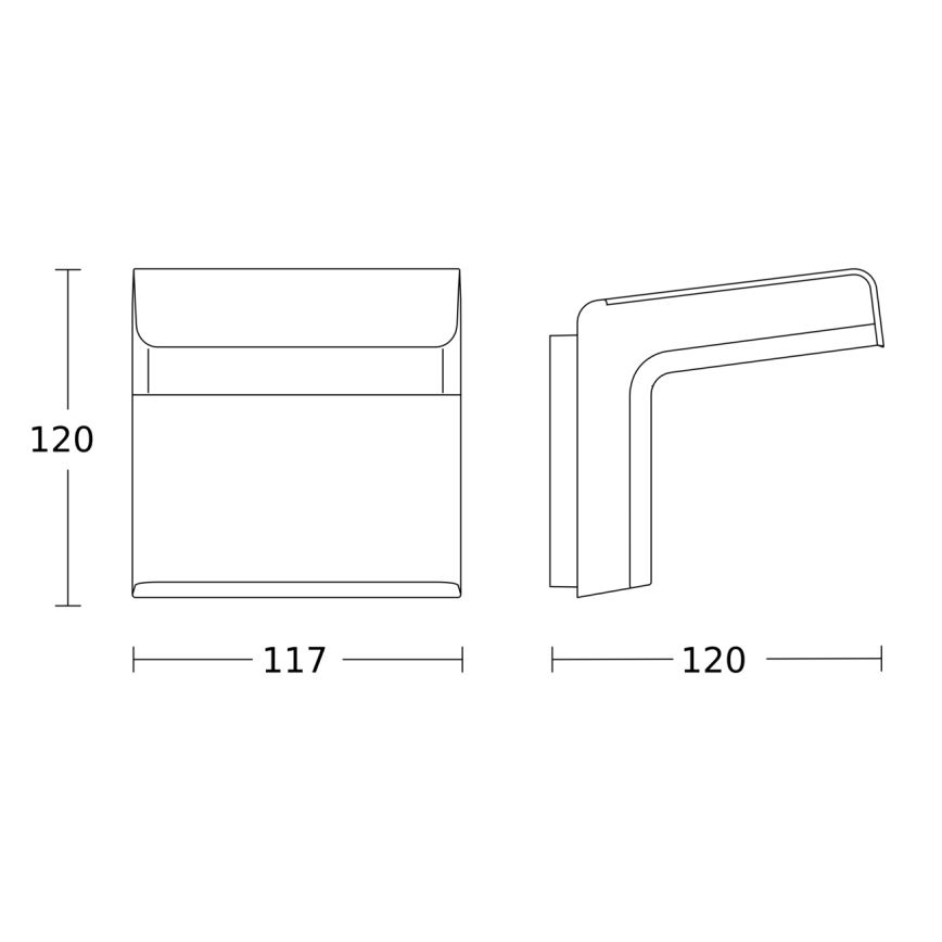 Steinel 059644 - Motion sensor iHF 3D KNX IP54 white
