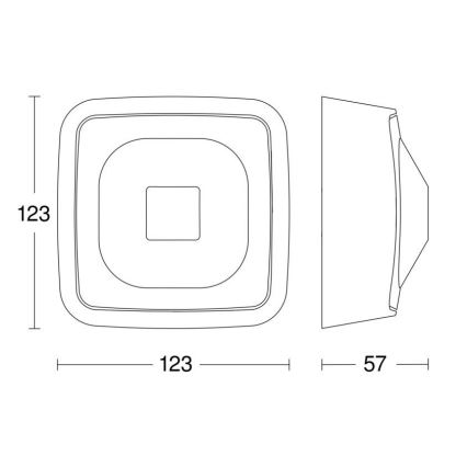 Steinel 064273 - Presence detector HF 360-2 DALI-2 APC IP54 white