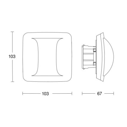 Steinel 064556 - Presence detector Hallway BT IPD (Slave) white