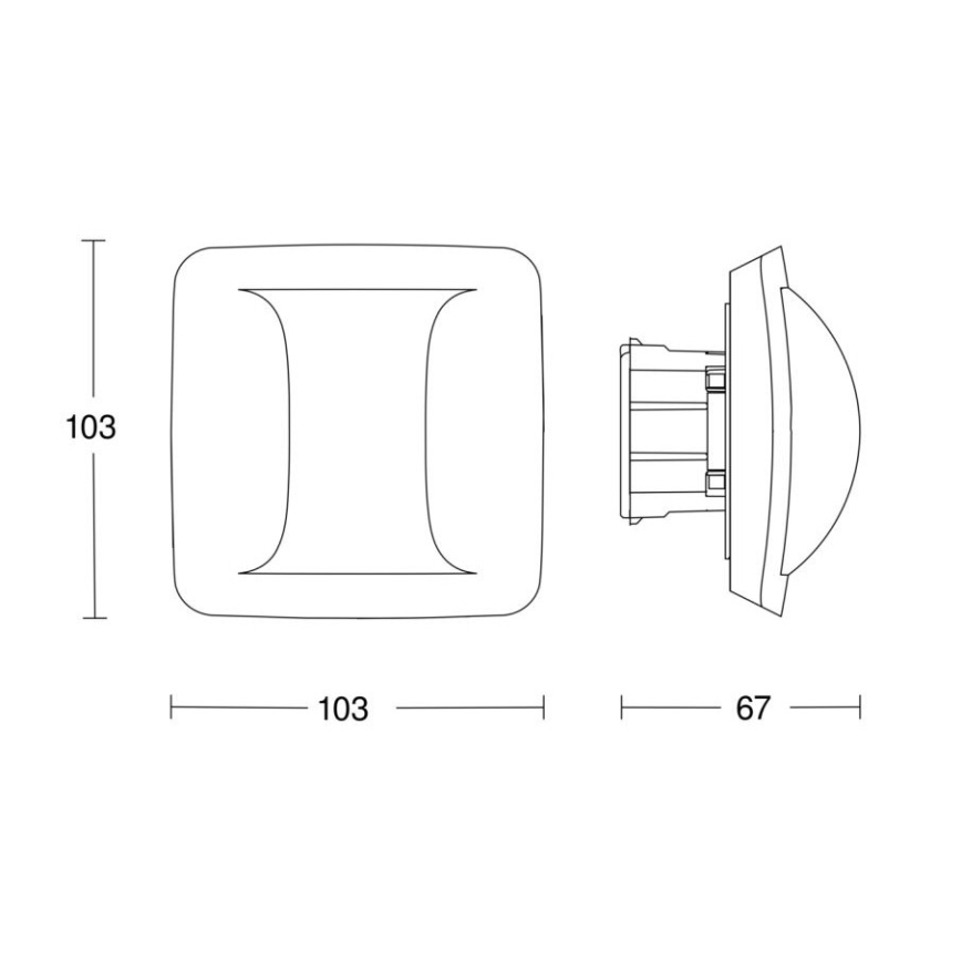 Steinel 064556 - Presence detector Hallway BT IPD (Slave) white