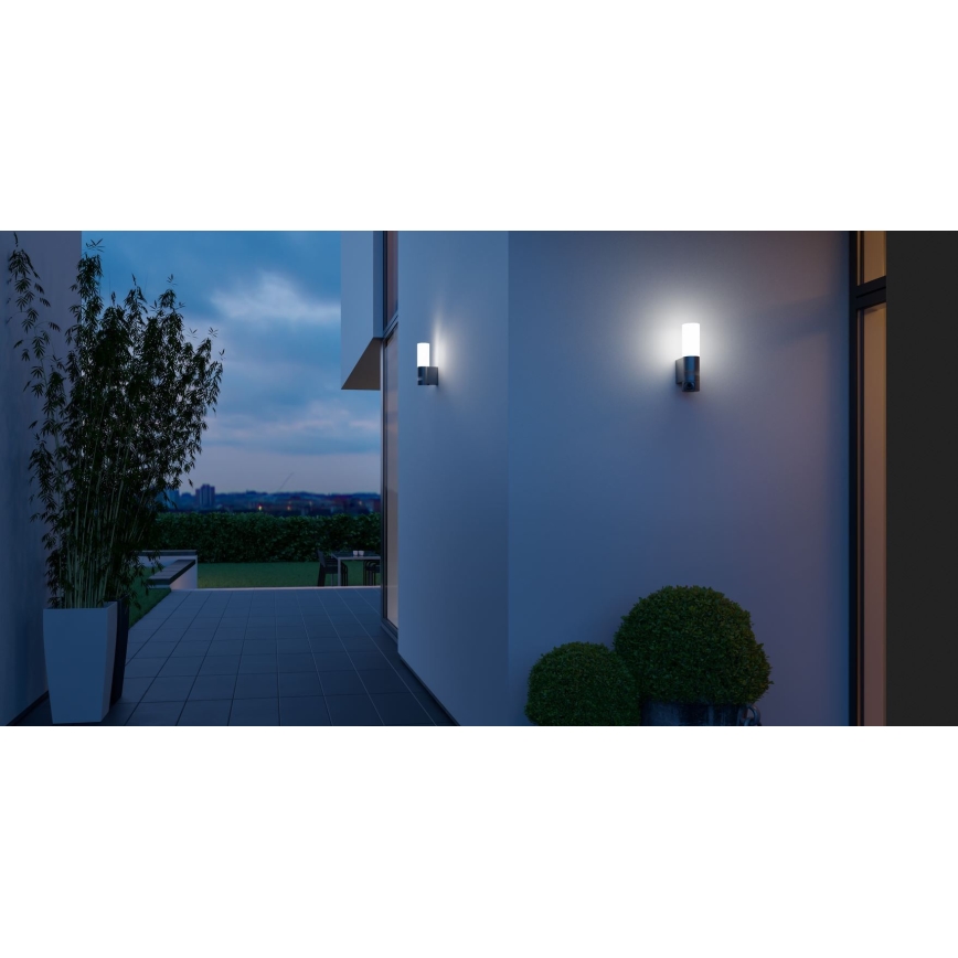 Steinel 065287 –⁠ LED Outdoor Light with Sensor L 605 LED / 9.5 W / 230 V IP44 Anthracite