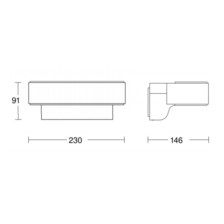 STEINEL 065706 - LED Outdoor wall light with sensor L810 LED/12,5W/230V IP44