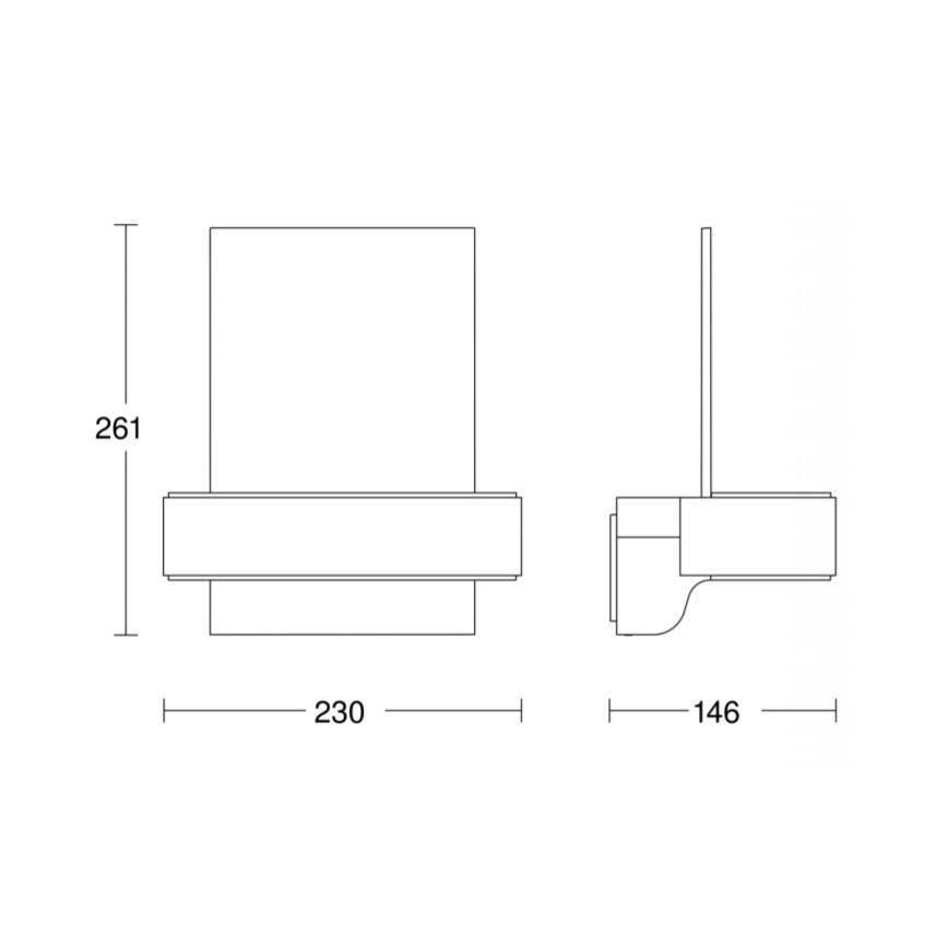 STEINEL 065713 - LED House number with sensor L820 LED/12,5W/230V IP44