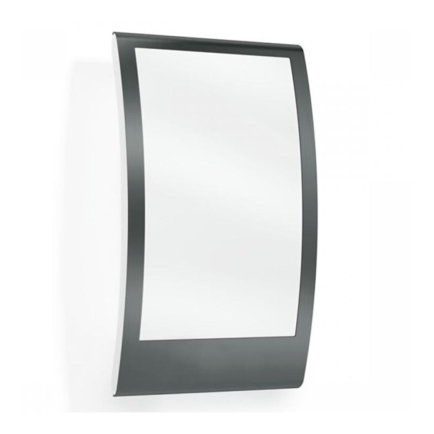 Steinel 065782 - Outdoor wall light with dusk sensor L 22 1xE27/60W/230V IP44 stainless steel