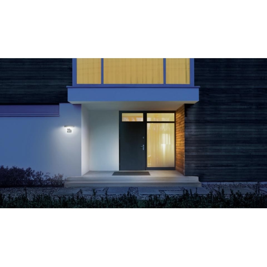 Steinel 065935 - LED Solar house number XSolar SOL-O HN LED/0,07W 2000 mAh IP44 anthracite