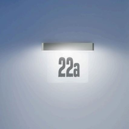 Steinel 065935 - LED Solar house number XSolar SOL-O HN LED/0,07W 2000 mAh IP44 anthracite