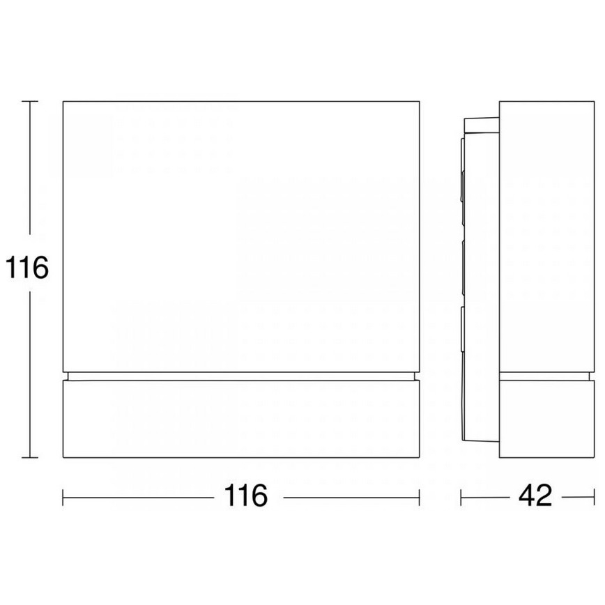 Steinel 066079 - Outdoor motion sensor IS 180 DIGI HD COM1 IP54 anthracite