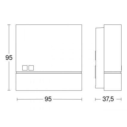 Steinel 066116 - Dusk switch NIGHTMATIQ Plus IP54 anthracite