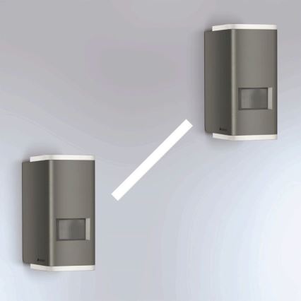 Steinel 067199 - LED Outdoor wall light with a sensor L 930 S LED/9,3W/230V IP44 anthracite