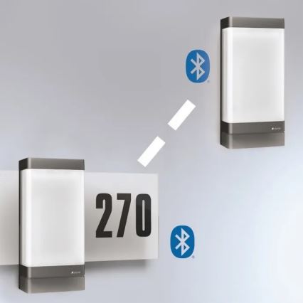 Steinel 067205 - LED House number with sensor L270SC LED/7,8W/230V IP44