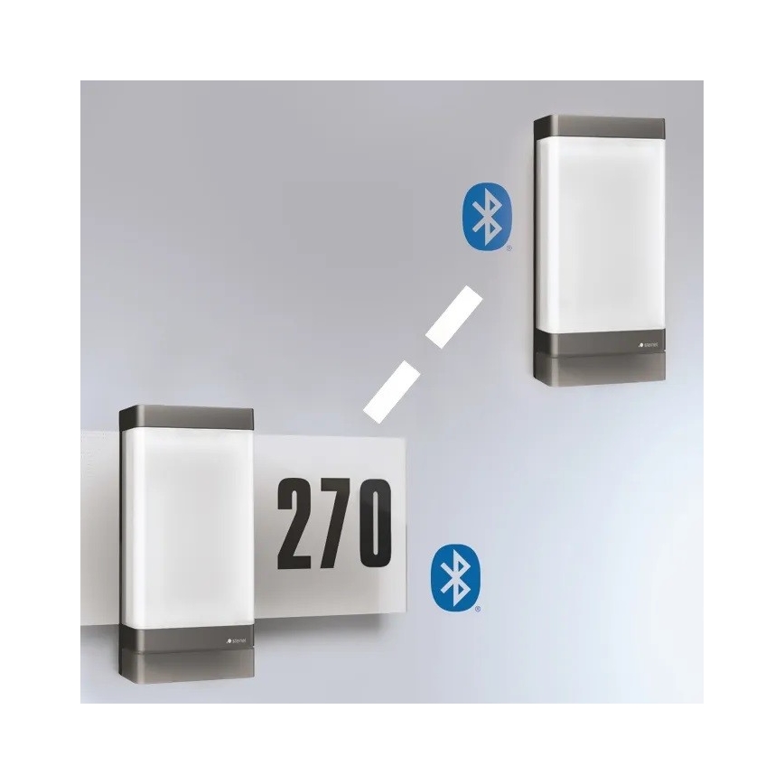 Steinel 067205 - LED House number with sensor L270SC LED/7,8W/230V IP44