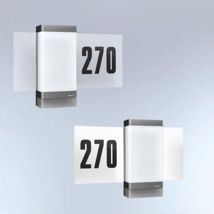 Steinel 067205 - LED House number with sensor L270SC LED/7,8W/230V IP44