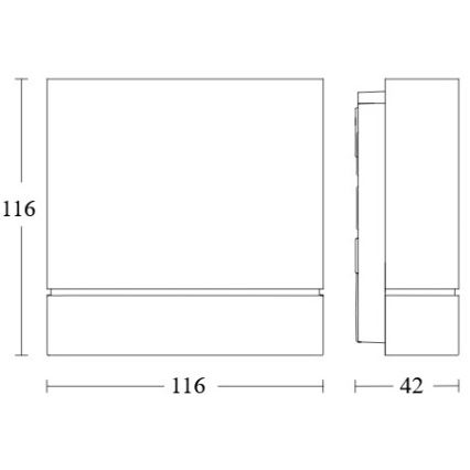 Steinel 067274 - Outdoor motion sensor IS 180 DIGI BASIC IP54 anthracite