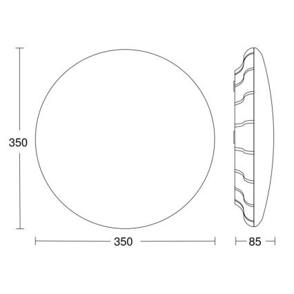 Steinel 068042 - LED Ceiling light with a sensor RS PRO S30 SC 25,8W/230V 4000K
