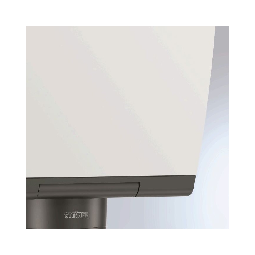 STEINEL 068080 – LED Outdoor Floodlight XLED PRO LED/19.5W/230V IP44 3000K anthracite