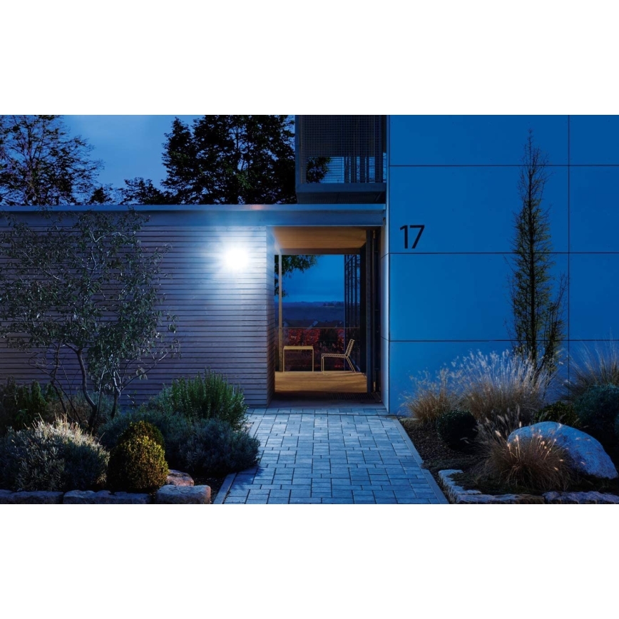 STEINEL 068080 – LED Outdoor Floodlight XLED PRO LED/19.5W/230V IP44 3000K anthracite