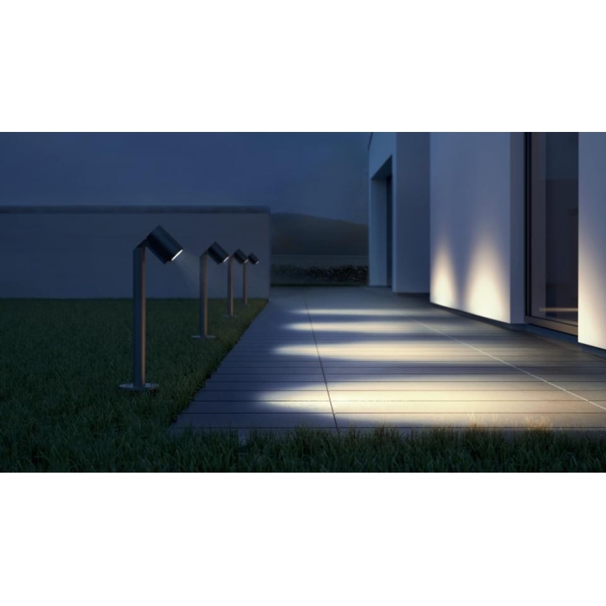 Steinel 068677 - LED Outdoor lamp SPOT WAY 1xGU10/6,7W/230V IP44 anthracite