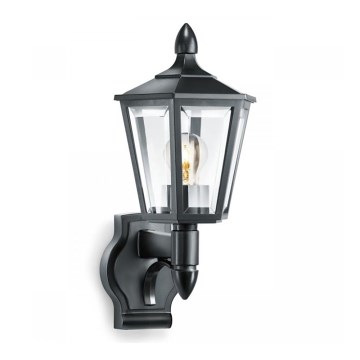 Steinel 069179 - Outdoor wall light L 15 1xE27/60W/230V IP44 black