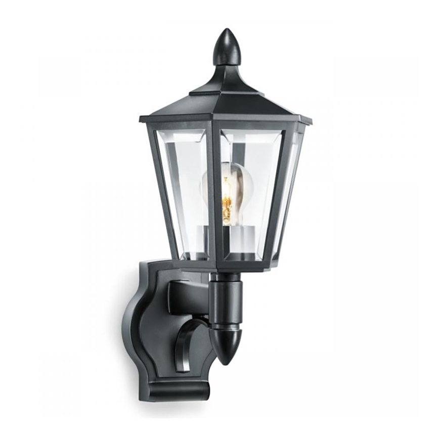 Steinel 069179 - Outdoor wall light L 15 1xE27/60W/230V IP44 black