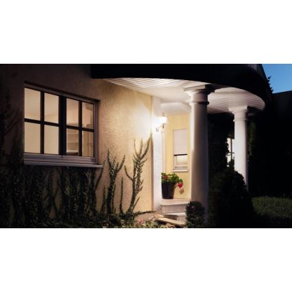 Steinel 069186 - Outdoor wall light L 15 1xE27/60W/230V IP44 white