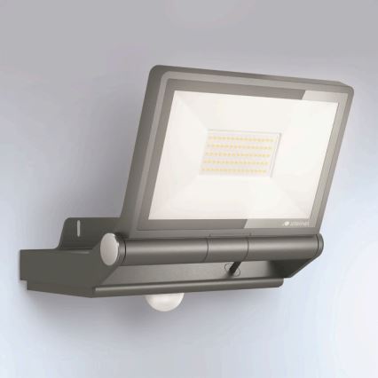 Steinel 069551 - LED Floodlight with a sensor XLED PRO ONE Plus S LED/33,8W/230V IP44 3000K anthracite + remote control