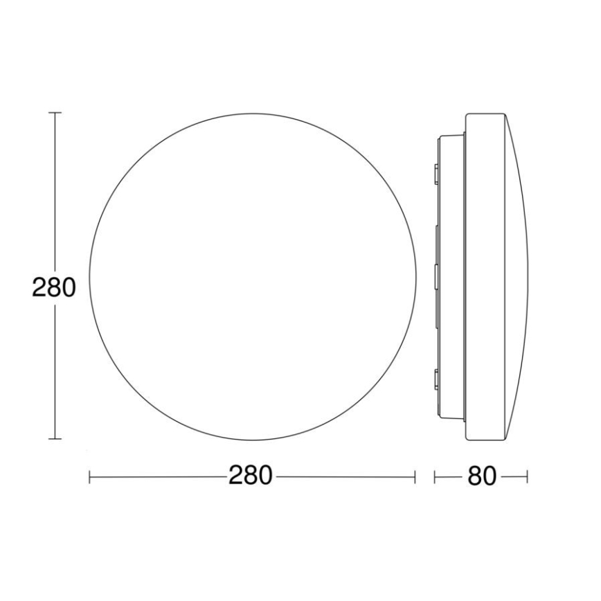 Steinel 069681 - LED Bathroom ceiling light with sensor RSPRO P1 LED/9,4W/230V 3000K IP54