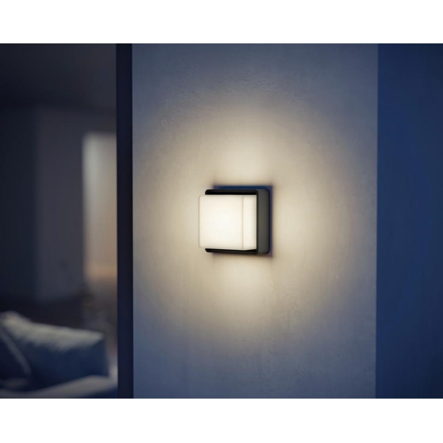 Steinel 078645- LED Outdoor wall light with a sensor L 845 SC 9W/230V 3000K IP44 anthracite