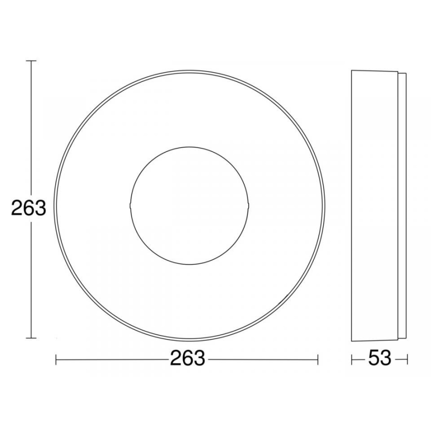 Steinel 078775 - LED Ceiling light RS 200 C LED/17,1W/230V 3000K IP54
