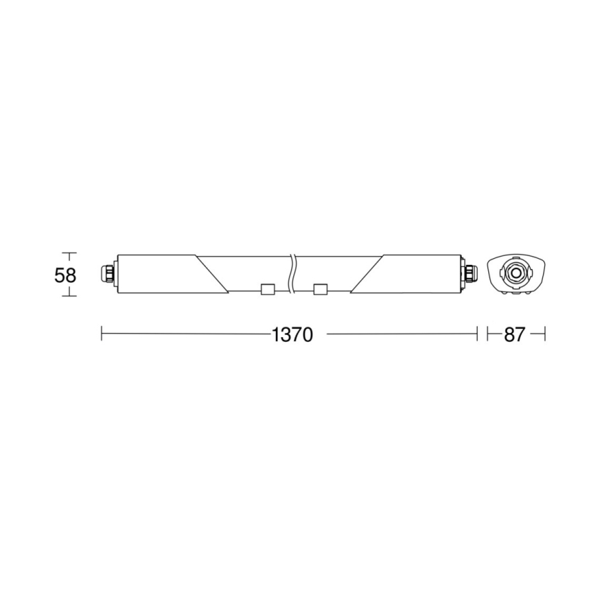 Steinel 078881 - LED Heavy-duty light with a sensor RS PRO 5100 SC LED/30W/230V IP66