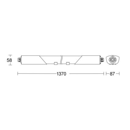 Steinel 079178 - LED Heavy-duty light with a sensor RS PRO CONNECT 5100 SL LED/30W/230V IP66