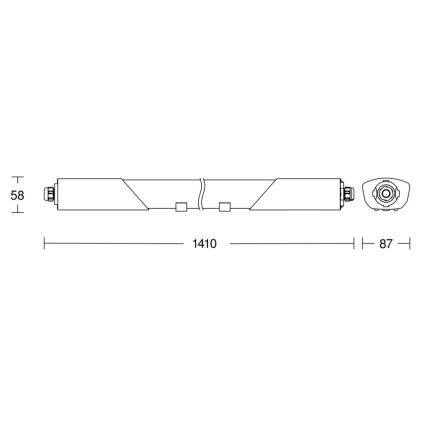 Steinel 079185 - LED Heavy-duty light with a sensor RS PRO 5100 SC LED/31W/230V IP66