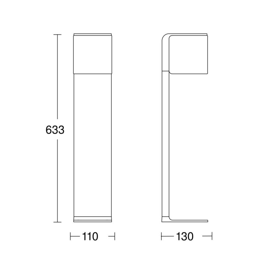 Steinel 079284 - LED Outdoor lamp GL 80 C LED/9,1W/230V IP44 anthracite