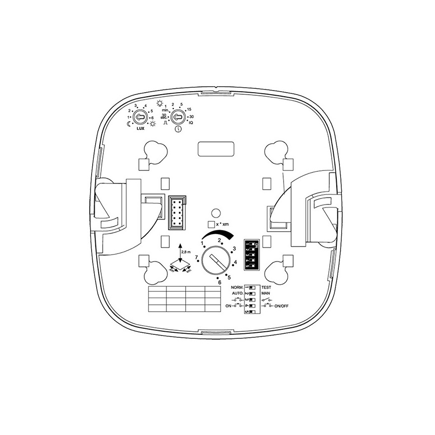 Steinel 079369 - Presence detector IR Quattro HD 24m COM1 white