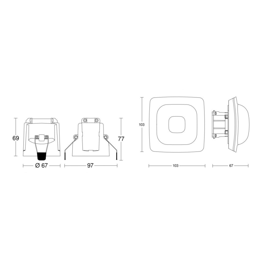 Steinel 079406 - Presence detector IR Quattro HD-2 24m COM1 white