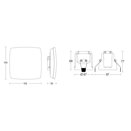 Steinel 079451 - Presence detector TRUE PRESENCE KNX white