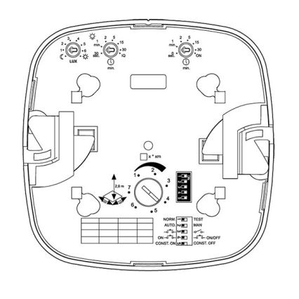 Steinel 079499 - Presence detector Dual HF DALI-2 APC white