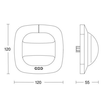 Steinel 079499 - Presence detector Dual HF DALI-2 APC white