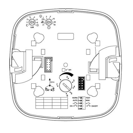 Steinel 079512 - Presence detector HF 360 COM1 white