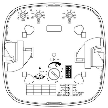 Steinel 079529 - Presence detector HF 360 DALI-2 APC white