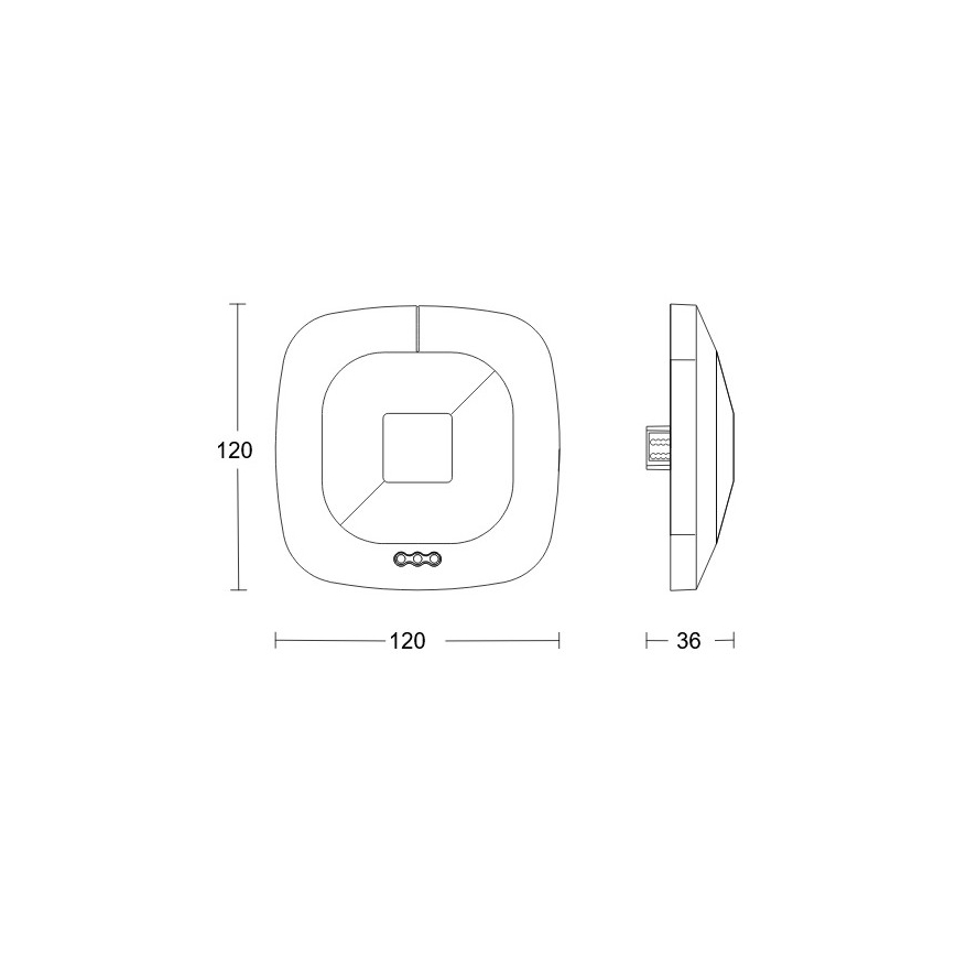 Steinel 079529 - Presence detector HF 360 DALI-2 APC white