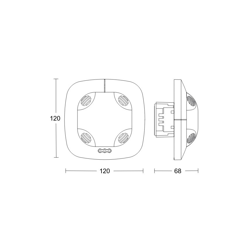 Steinel 079574 - Presence detector DualTech COM1 white