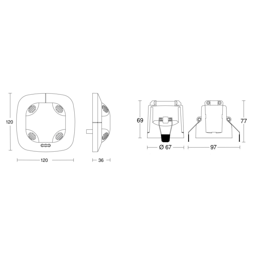 Steinel 079581 - Presence detector DualTech KNX white