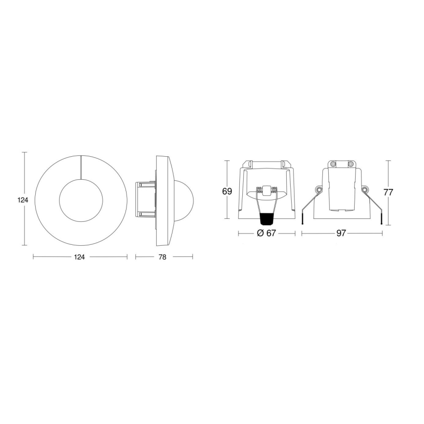 Steinel 079659 - Motion sensor IS 3360 COM1 white