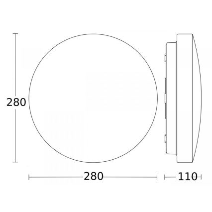 Steinel 079734 - LED Ceiling light with a sensor RS 20 S LED/9,4W/230V 3000K IP44