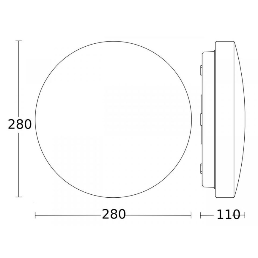 Steinel 079734 - LED Ceiling light with a sensor RS 20 S LED/9,4W/230V 3000K IP44